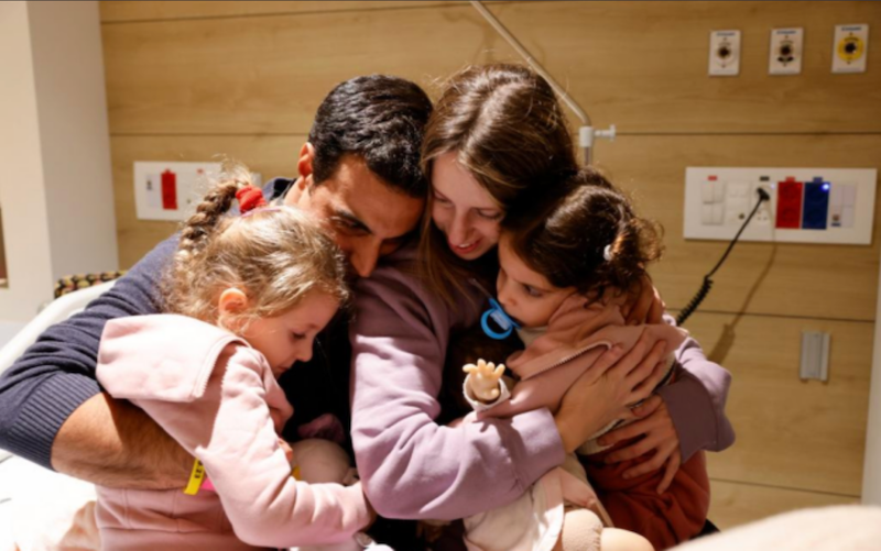 A triumph of Light, a family reunited after children being held hostage return.